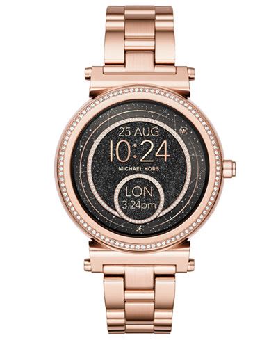 michael kors access sofie 42mm smartwatch silver rose gold|Customer Reviews: Michael Kors Access Sofie Smartwatch .